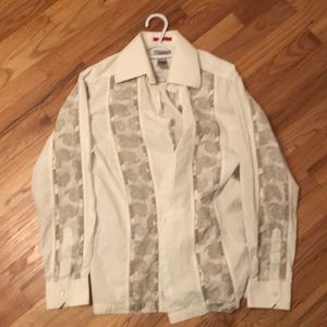 Cotton shirt with unique design